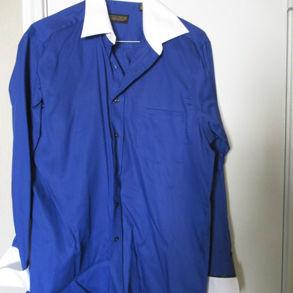 Donald Trump French Cuff dress shirt, Size 16, 34/35, NEW